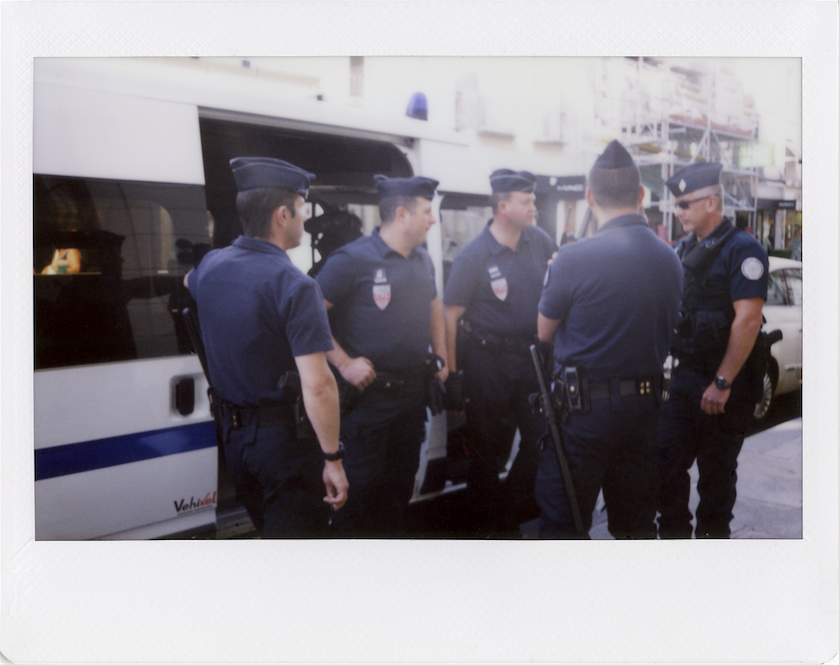 Polaroids of Paris // French Police