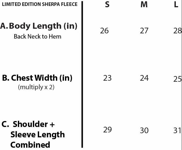 PEAK SEASON  Sherpa Fleece