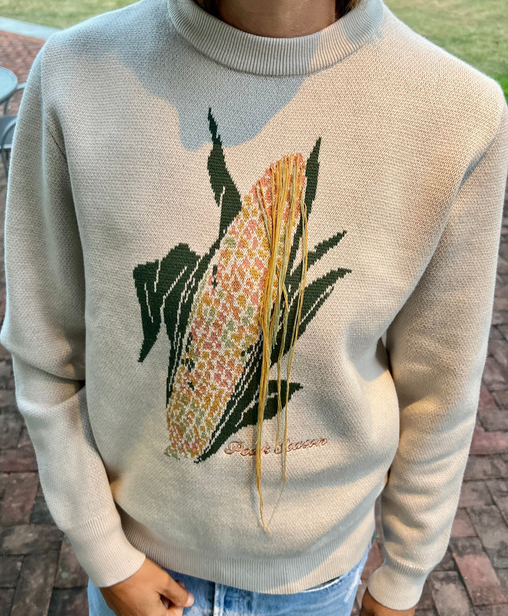 PEAK SEASON || CORN SWEATER