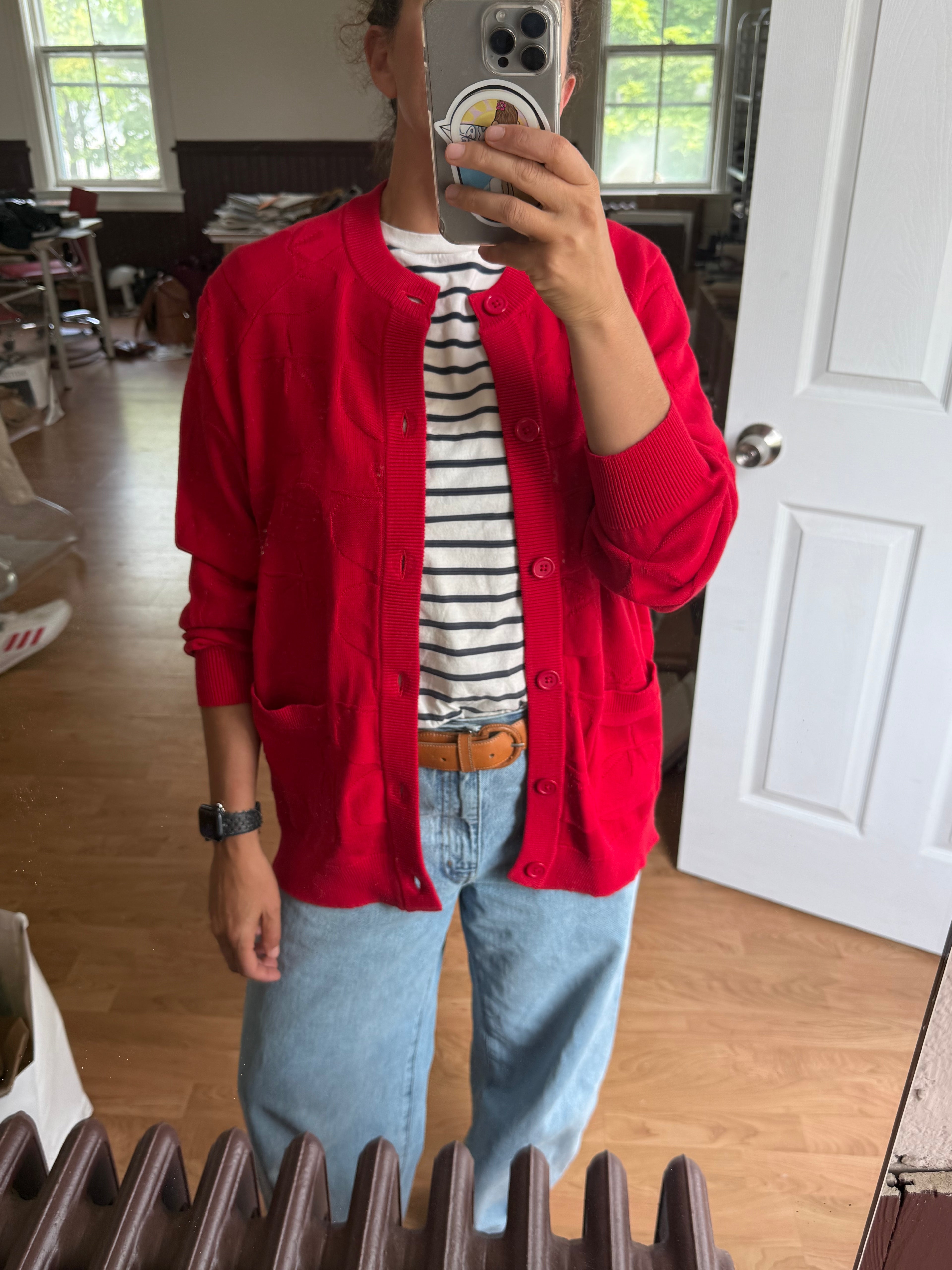 PEAK SEASON || Tomato Cardigan