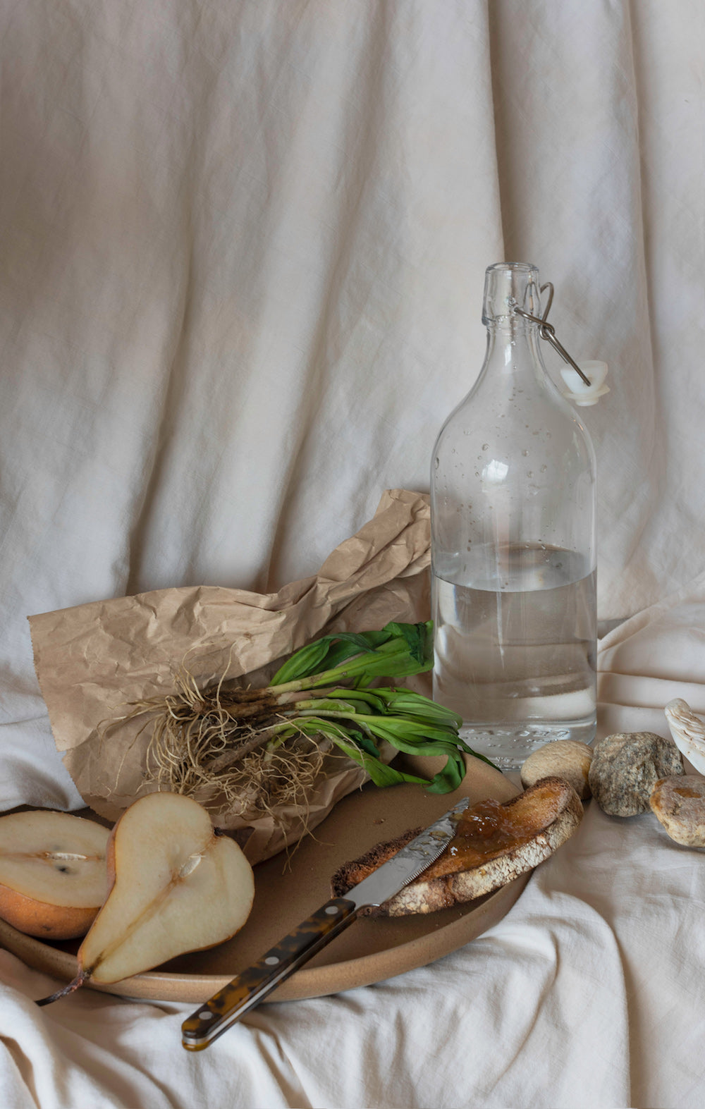 Bread and Jam Still Life