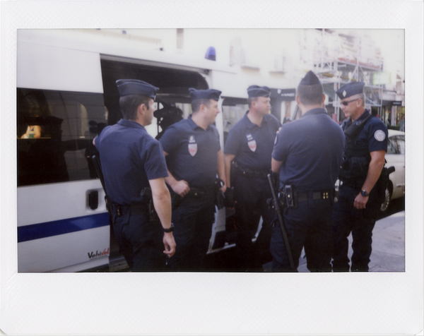 Polaroids of Paris // French Police